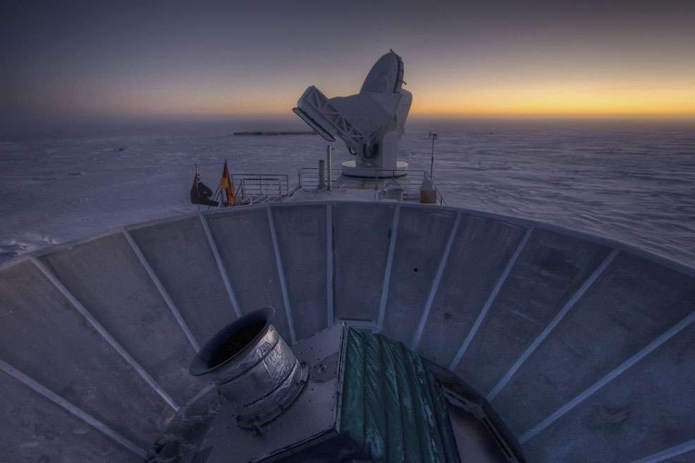 El telescopio BICEP2, construido en el Polo Sur, entró en operación en 2010. / EFE