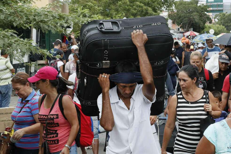 La violencia fue una de las primeras causas de la migración de los venezolanos. / EFE