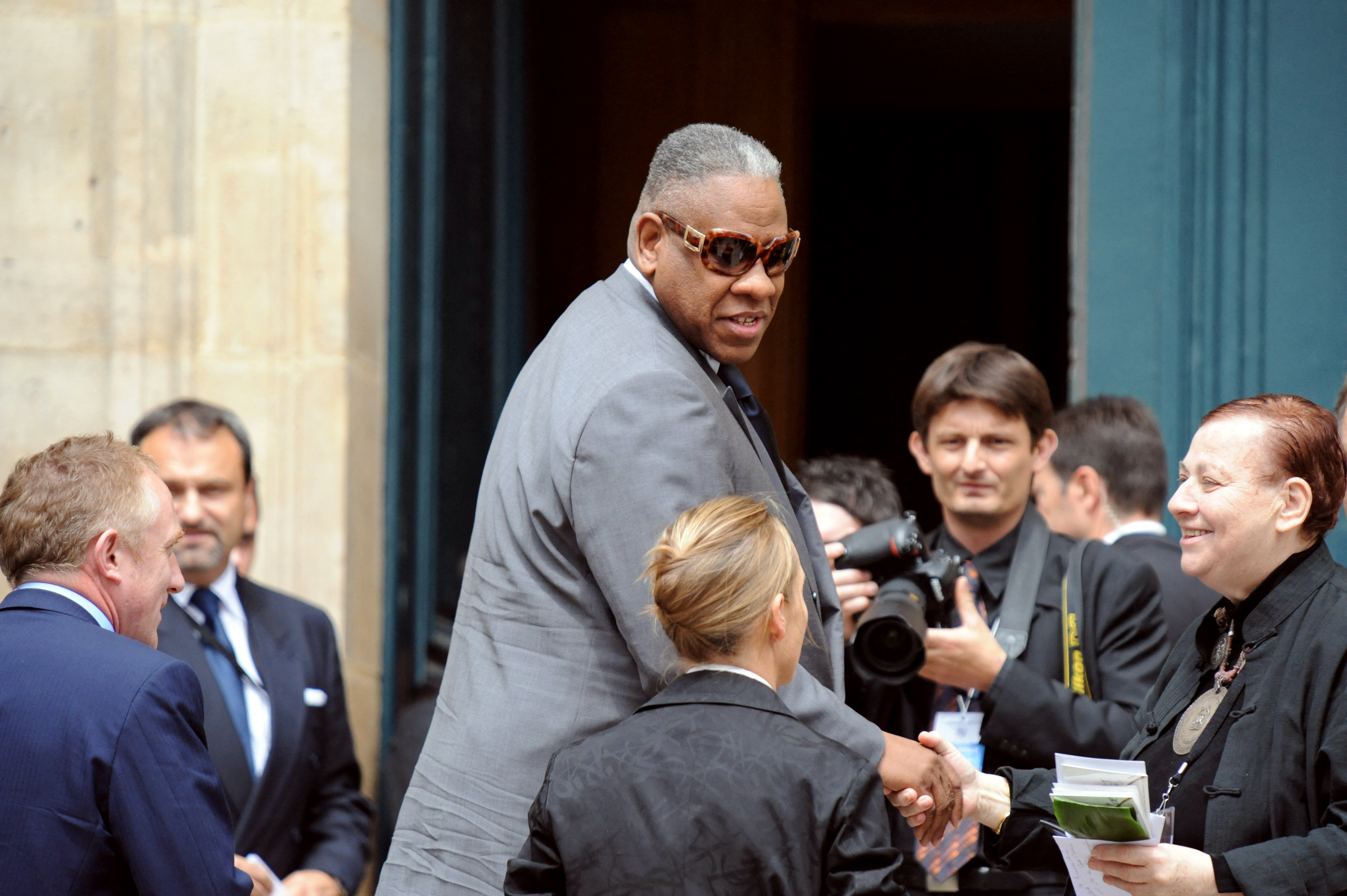 El editor de moda André Leon Talley.