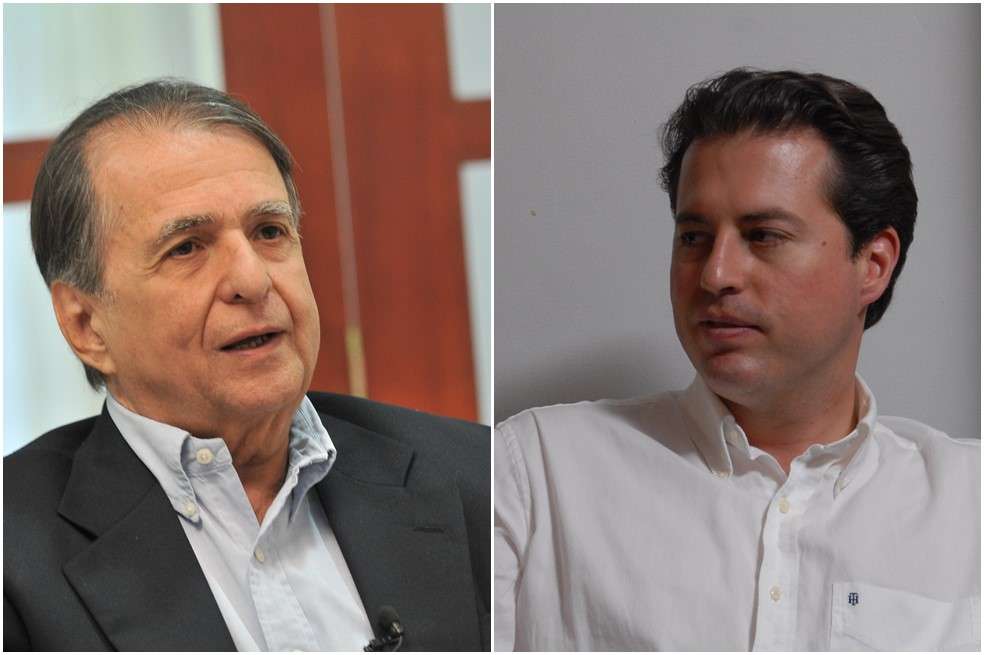 Alberto Santofimio y Juan Manuel Galán. /Archivo