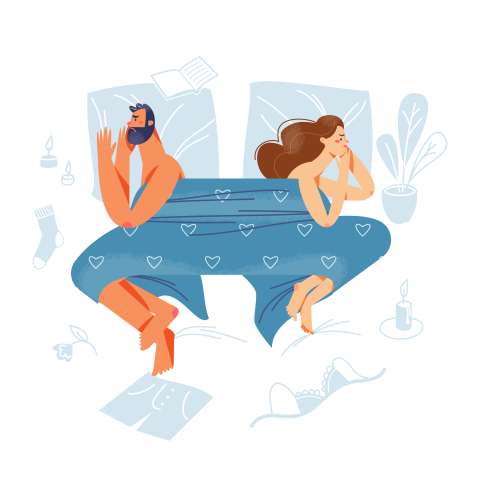 Te amo, pero no quiero dormir contigo