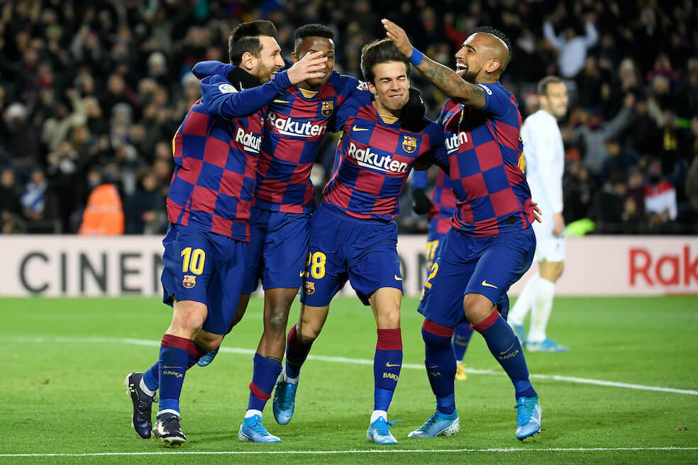 El Barcelona es líder de la liga española con 43 puntos. / AFP