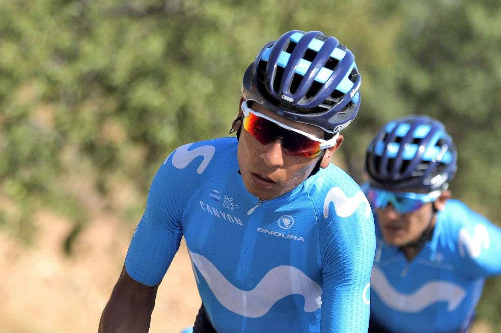 Nairo Quintana, ciclista del Movistar.  / EFE