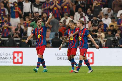 ¡Barcelona paseó por Arabia! Vea los goles del triunfo 5-0 sobre Athletic en la Supercopa