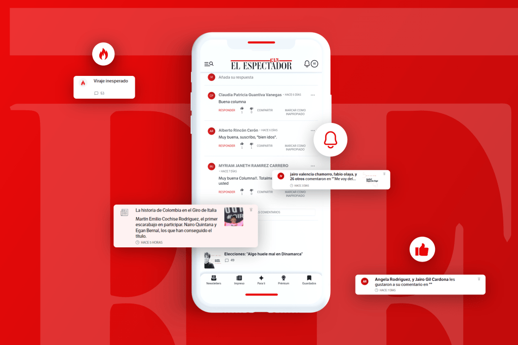 Interactúa y sé parte de la comunidad digital de El Espectador.