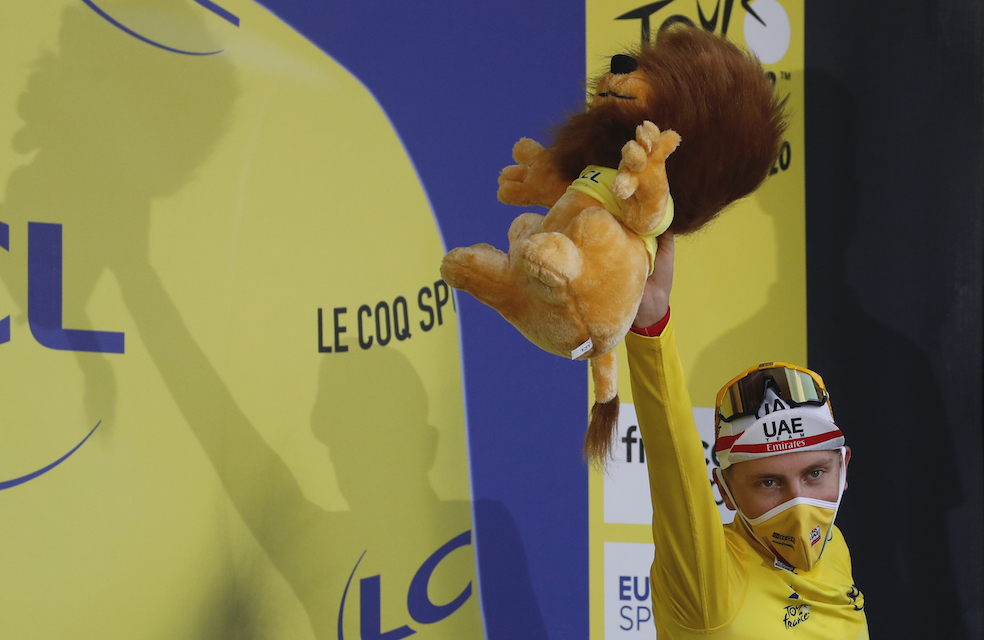 Pogacar es el campeón más joven del Tour de Francia desde la Segunda Guerra Mundial.