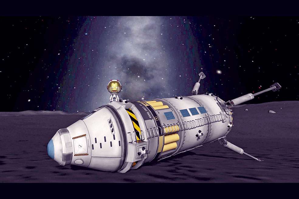 Así se ve Kerbal Edu, la adaptación educativa de Kerbal hecha por Teacher Gaming. / Imágenes: cortesía Teacher Gaming