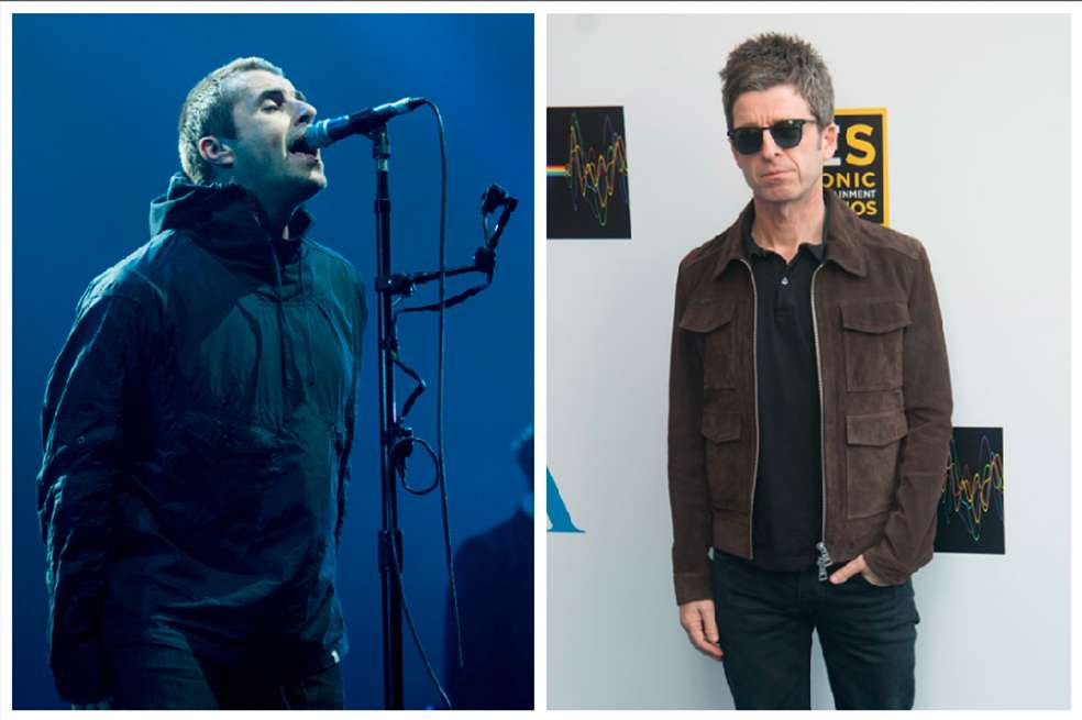 Los hermanos Liam y Noel Gallagher.