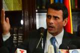 Capriles alertará a organismos internacionales sobre situación en Venezuela