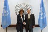 Ban Ki-Moon recibió a canciller María Ángela Holguín para abordar crisis fronteriza