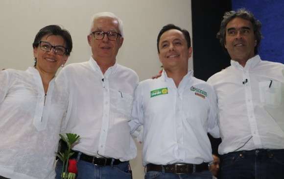 Leonardo Puente recibió el apoyo de los candidatos presidenciales Claudia López, Jorge Robledo y Sergio Fajardo. / Cortesía