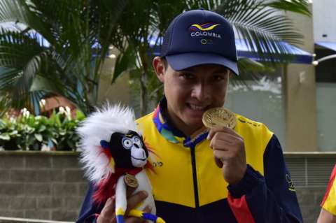 Rodrigo Contreras, primer oro para Colombia en los Centroamericanos