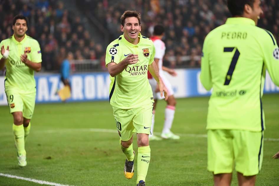 Lionel Messi, delantero del Barcelona.//AFP