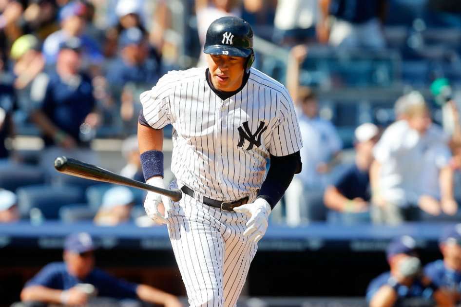 Alex Rodríguez conectó cuadrangular en el partido que los Yanquis vencieron a los Orioles. Foto: AFP