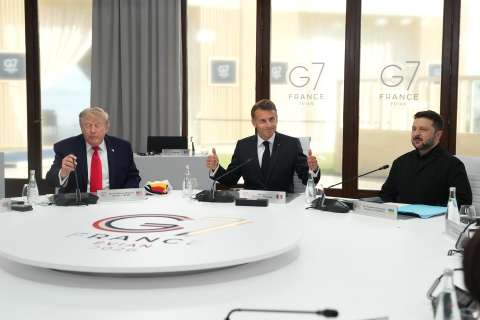 Giro en el G7: Trump se reúne con Zelenski y exige a Rusia un acuerdo de paz