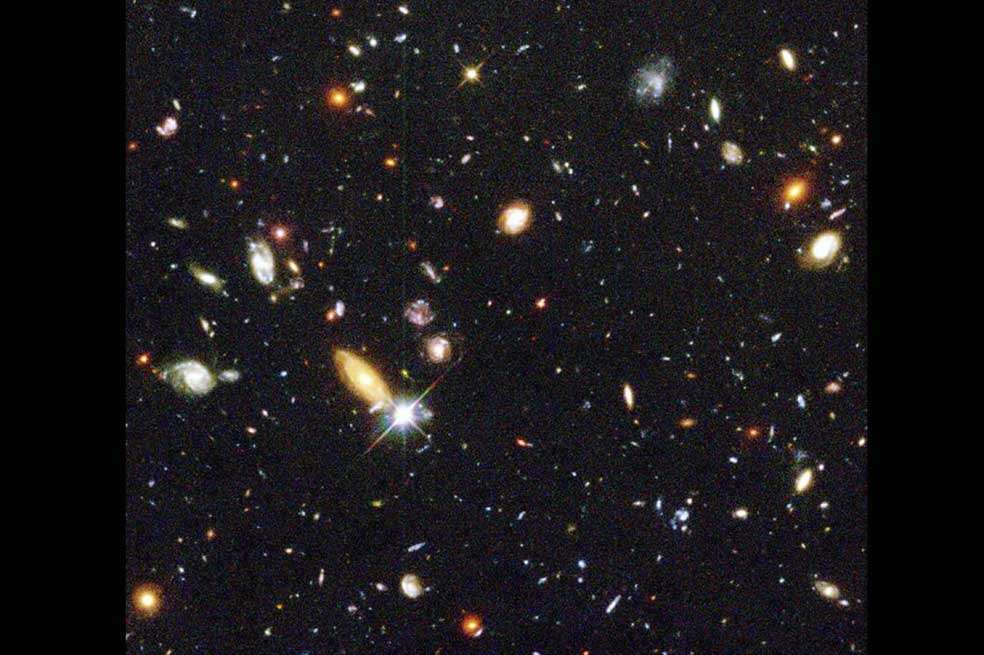 Captura del Hubble Deep Field, que muestra galaxias del inicio de los tiempos. /Hubble Site