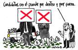 Candidatos con el fraude por dentro y por fuera