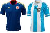 Gánate la camiseta de la selección Colombia o la de Argentina