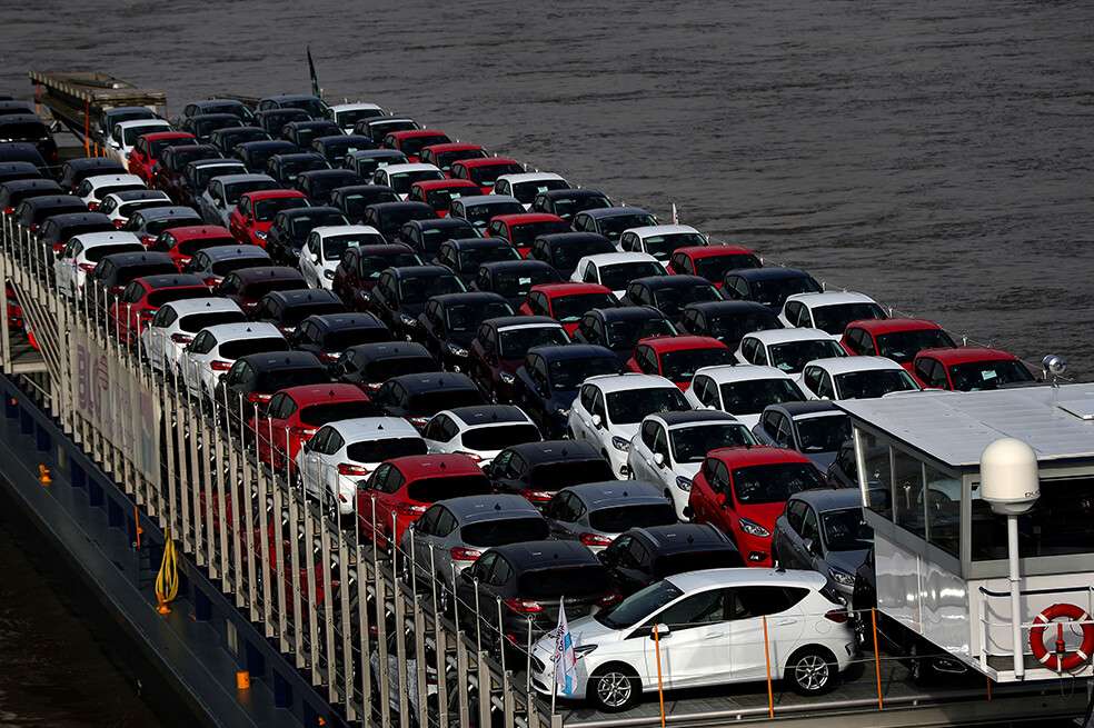 Exportación de automóviles de Ford. / Bloomberg