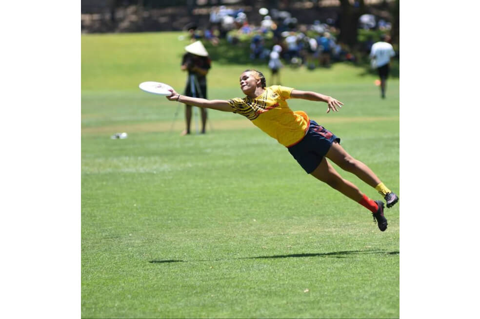 Valeria Cárdenas, deportistas de la Selección Colombia de Ultimate. / Cortesía