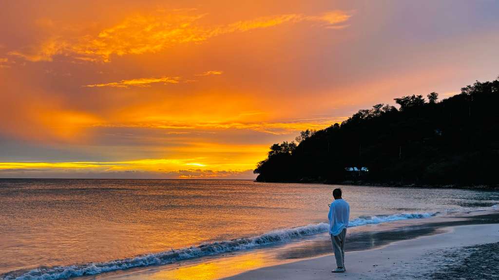 Atardecer en Providencia.