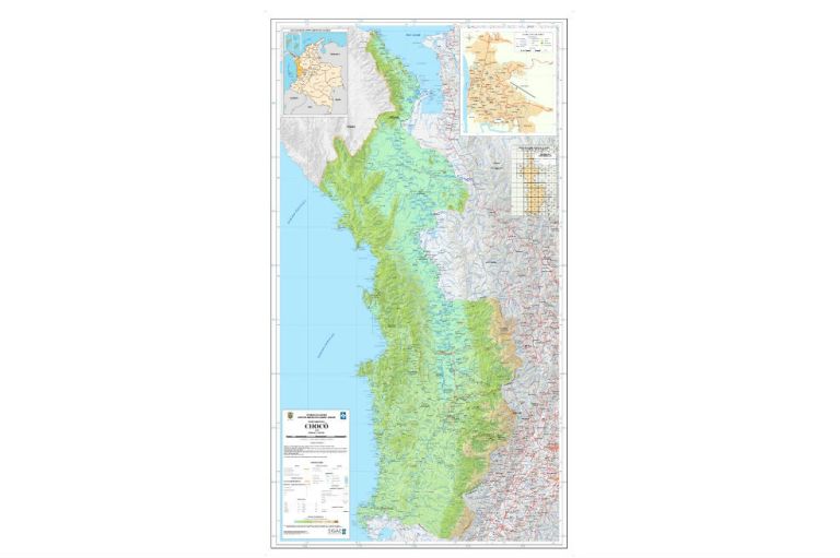 Este es el nuevo mapa de Chocó, que incluye a Belén de Bajirá 
