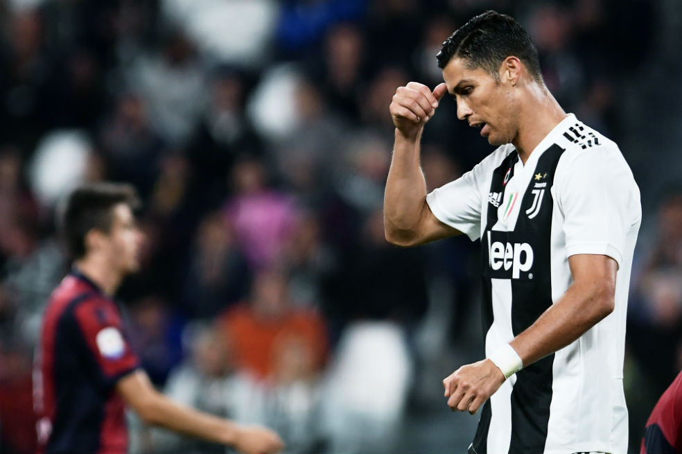Cristiano Ronaldo, delantero de la Juventus. / AFP