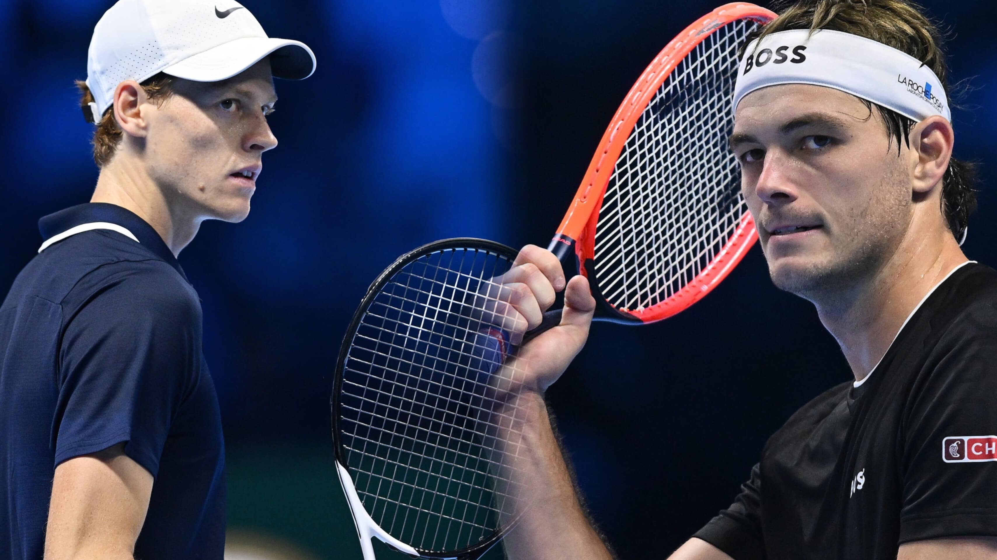 Jannik Sinner vs. Taylor Fritz en la gran final del Masters ATP.