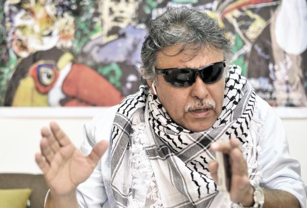 El líder de las Farc “Jesús Santrich” dice que no hay seguridad jurídica ni personal para los excombatientes./ Óscar Pérez - El Espectador