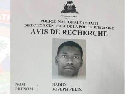 Joseph Felix Badio. De acuerdo con The Guardian, lo expulsaron de la Unidad Anticorrupción del gobierno haitiano.