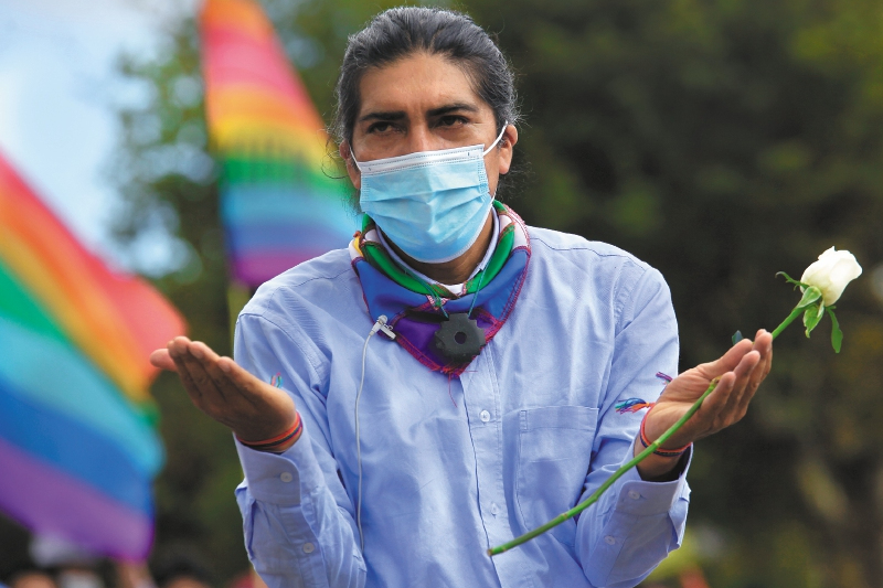 Su figura empezó a ganar notable relevancia por el protagonismo que cobró el movimiento indígena en las protestas de octubre de 2019 contra el gobierno de Lenín Moreno.