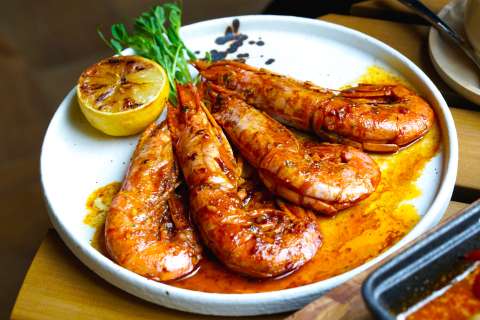 Langostinos a la plancha