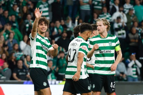 Luis Javier Suárez, goleador de la Liga de Portugal con el Sporting de Lisboa