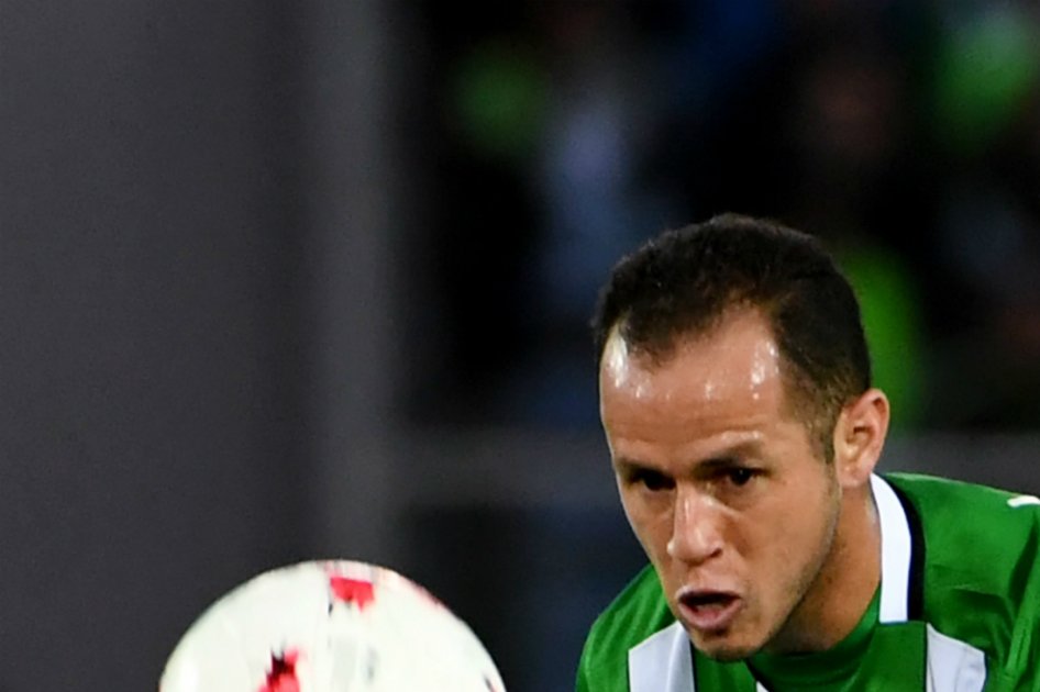 El venezolano Alejandro Guerra, jugador de Atlético Nacional. / AFP