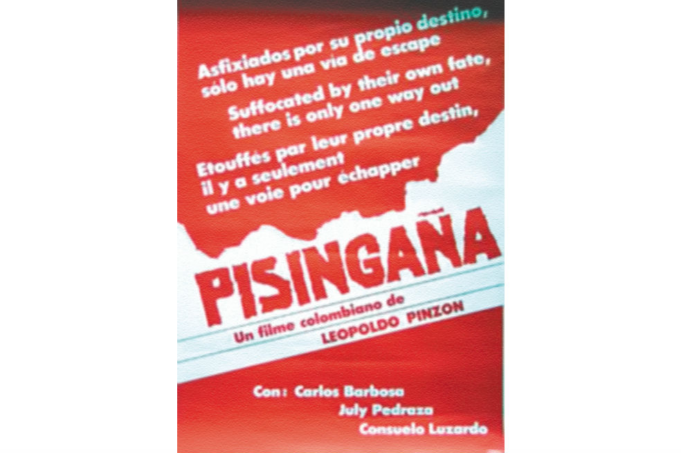 Afiche de “Pisingaña”, basada en la novela “El terremoto”. / Cortesía