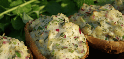 Receta: así se prepara una papa rellena navideña