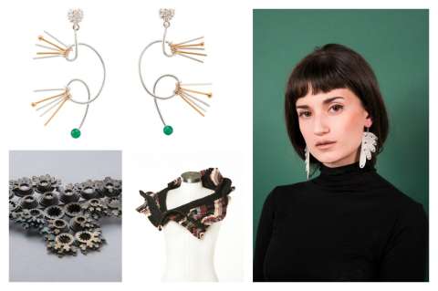 Exposición de arte de joyas, diseño y ritual