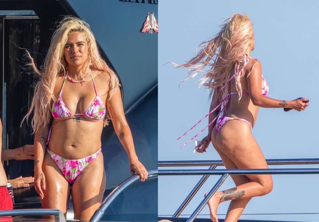Fotos de Karol G en bikini generaron críticas y halagos: “Nadie es perfecto”