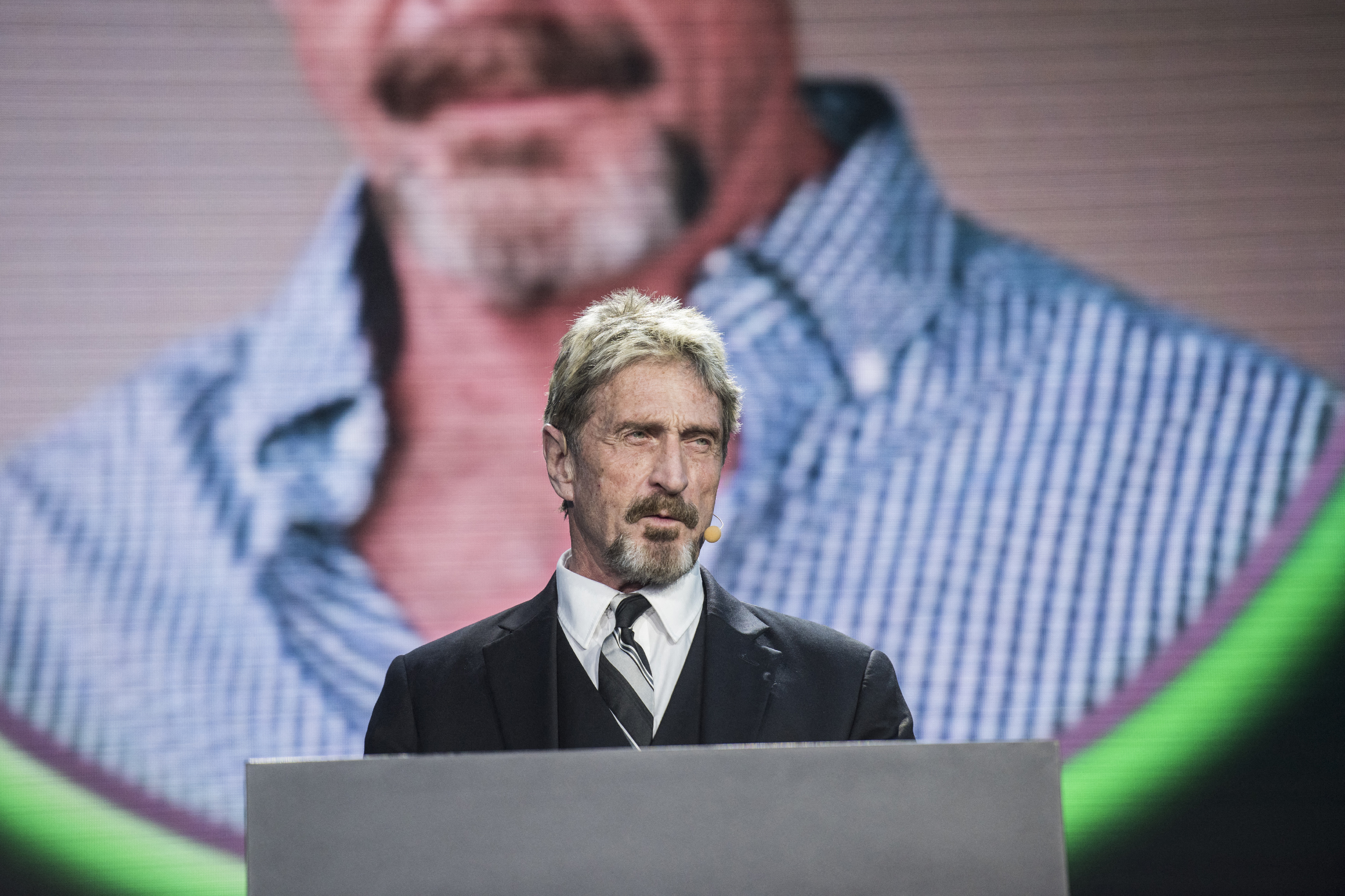 Fotografía de John McAfee