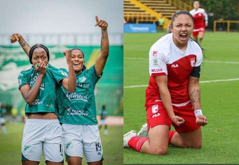Así llegan Cali y Santa Fe a los cuadrangulares de la Liga BetPlay Femenina 2025