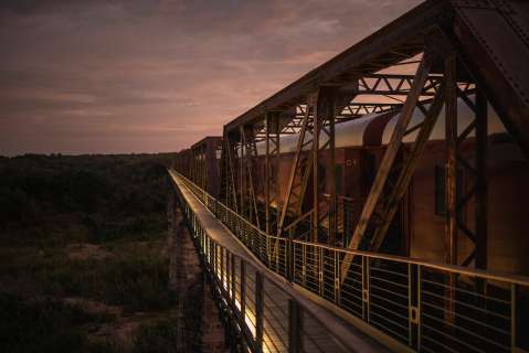 Tren sudafricano realiza viaje de safari… pero nunca se mueve