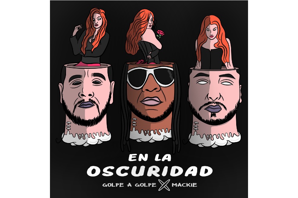 Imagen con la que la agrupación Golpe a Golpe presenta el sencillo "En la oscuridad".