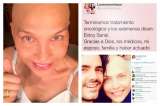 Lorena Meritano anuncia que superó el cáncer