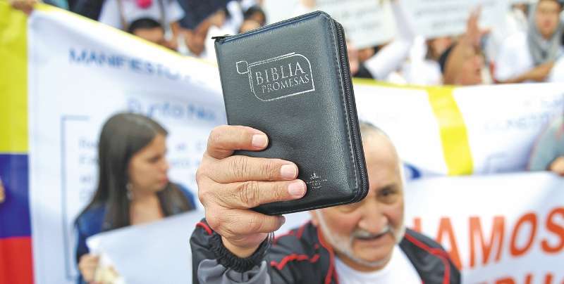Algunos cálculos hablan de que en Colombia puede haber más de siete millones de seguidores de los cultos religiosos. / Cristian Garavito