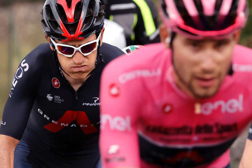 Geraint Thomas (izquierda), líder del Ineos Grenadiers, ganó el Tour de Francia en 2018.