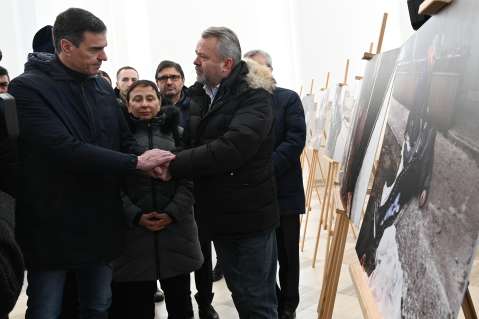Pedro Sánchez, presidente de España, visita Kiev a un año de la guerra