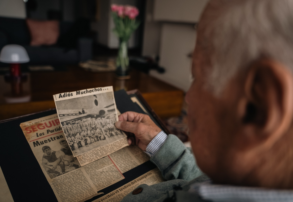 El "Mono" fue parte de la delegación de 22 jugadores que estuvo presente en el Mundial de Chile 1962.