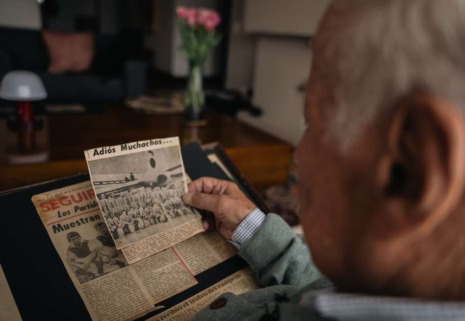 El "Mono" fue parte de la delegación de 22 jugadores que estuvo presente en el Mundial de Chile 1962.
