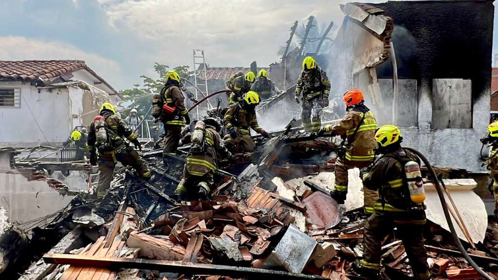 Al parecer, la aeronave presentó una falla en el motor al momento del despegue.