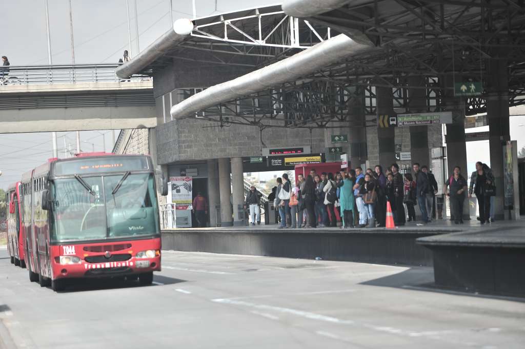 Estación Banderas de Transmilenio, ubicada en la localidad de Kennedy.